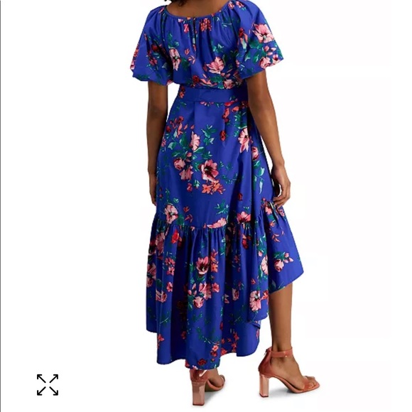 NWT kensie Printed Cotton Midi Dress - Picture 2 of 4